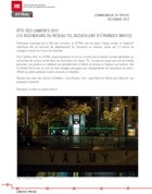 SYTRAL - FÊTE DES LUMIERES 2012 - LES ASCENSEURS DU RESEAU TCL ACCUEILLENT D’ÉTRANGES INVITES