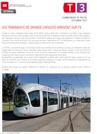 LES TRAMWAYS DE GRANDE CAPACITE ARRIVENT SUR T3