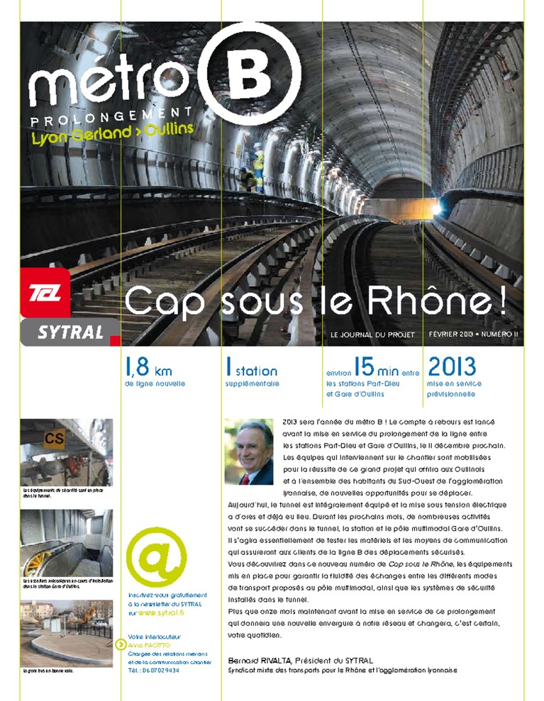 Métro B Journal Cap sous le Rhône n°11 - spécial sécurité et accessibilité