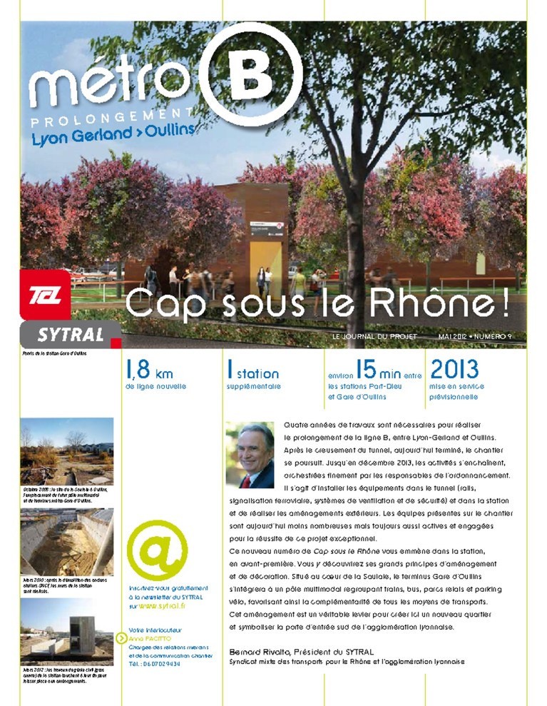 Métro B Journal Cap sous le Rhône n°9