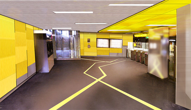 Les images de la future station Hôtel de Ville rénovée
